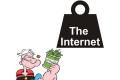 Ile waży internet?